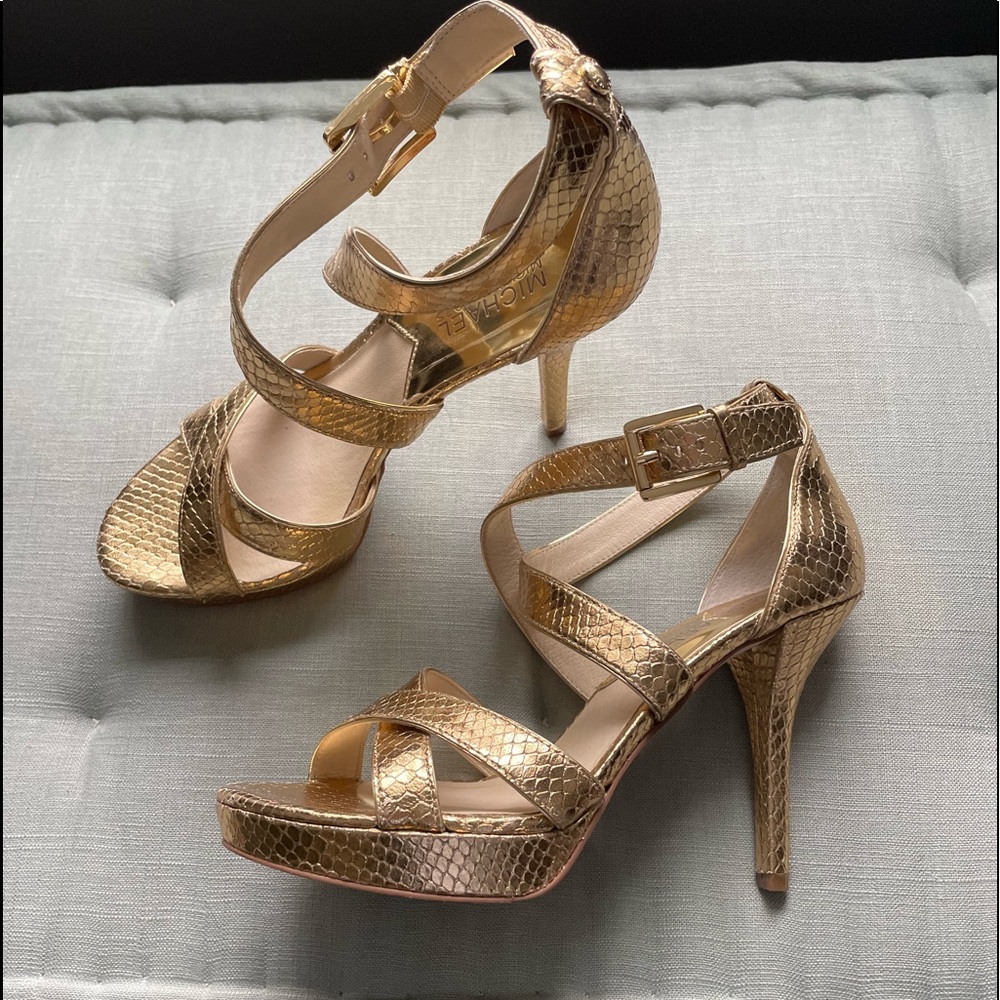 Michael Kors Evie platform heels